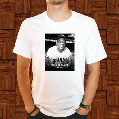 Rip Willie Mays 1931-2024 T-Shirt1