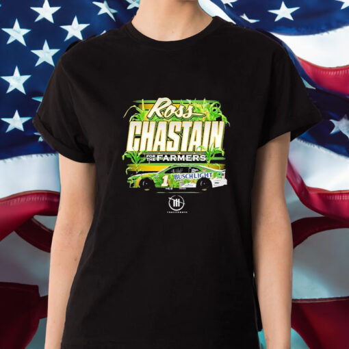 Ross Chastain Trackhouse Racing Team Collection Busch Light Car T-Shirt