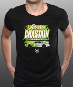 Ross Chastain Trackhouse Racing Team Collection Busch Light Car T-Shirt1