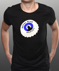 Royal Blue Mersey Bottle Top T-Shirt1