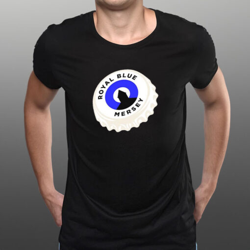 Royal Blue Mersey Bottle Top T-Shirt1