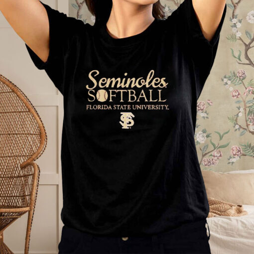 Seminoles Softball Florida State University T-Shirt2