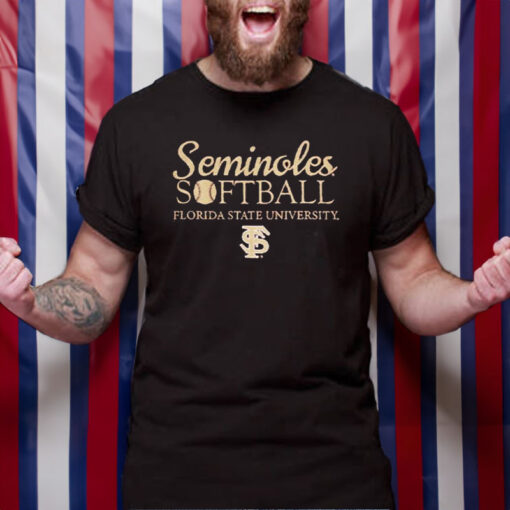 Seminoles Softball Florida State University T-Shirt4