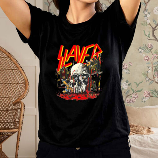 Slayer World Sacrifice Tour 1988 T-Shirt2