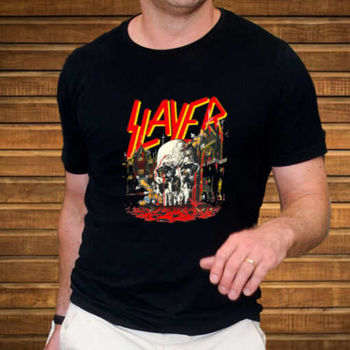 Slayer World Sacrifice Tour 1988 T-Shirt3