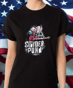 Spider Punk Web-slinging Rockstar T-Shirt