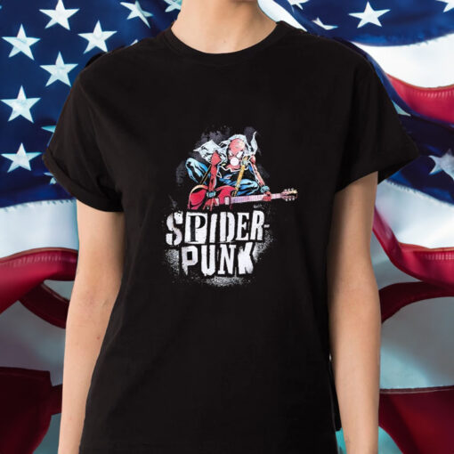 Spider Punk Web-slinging Rockstar T-Shirt