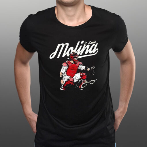 St Louis Puerto Rico Yadier Molina T-Shirt1