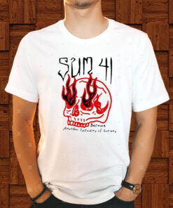 Sum 41 Store Skull Sketch T-Shirt1