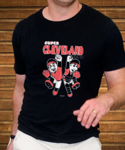 Super Cleveland Bros Mario T-Shirt3