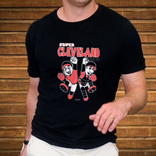 Super Cleveland Bros Mario T-Shirt3