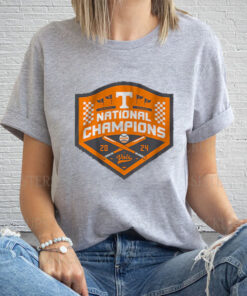 TENNESSEE BASEBALL 2024 COLLEGE WORLD SERIES CHAMPIONS (GRAY) T-SHIRT