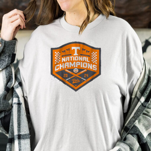 TENNESSEE BASEBALL 2024 COLLEGE WORLD SERIES CHAMPIONS (GRAY) T-SHIRT1