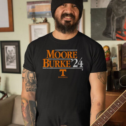 TENNESSEE BASEBALL MOORE-BURKE '24 T-SHIRT5