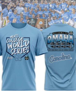 Tar Heels 2024 NCAA Men’s Baseball College World Series Swing Away T-Shirt