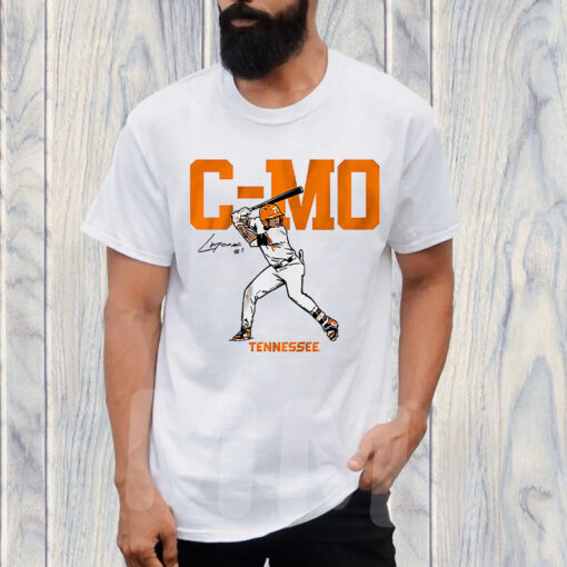 Tennessee Baseball Christian Moore C-Mo T-Shirt