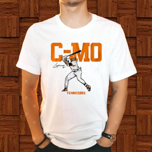 Tennessee Baseball Christian Moore C-Mo T-Shirt1