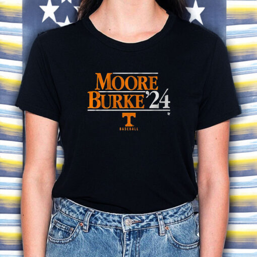 Tennessee Baseball Moore-Burke ’24 T-Shirt5