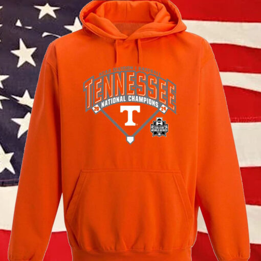 Tennessee Volunteers 2024 Ncaa Men’s Baseball College World Series Diamond Hoodie