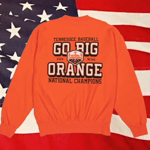 Tennessee Volunteers Champion 2024 Ncaa Men’s Baseball College World Series Champions Go Big Orange Hoodie1