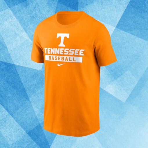 Tennessee Volunteers Nike Baseball T-Shirt - Tennessee Orange