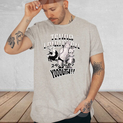 Texas Longhorn Yooouth Mobstyles Stan Hansen T-Shirt4