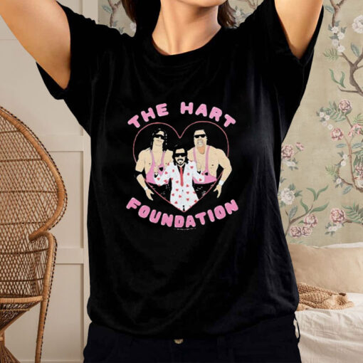 The Hart Foundation Heart T-Shirt2