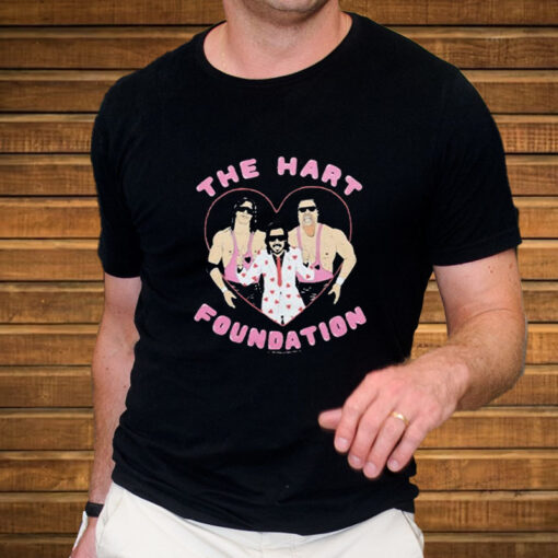 The Hart Foundation Heart T-Shirt3