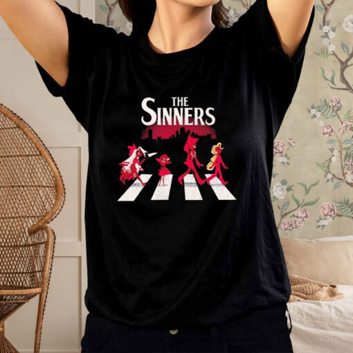 The Sinners Walking Abbey Road T-Shirt2