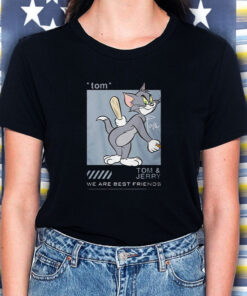 Tom Character We Are Best Friends Tom And Jerry Matching T-Shirt5