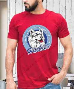 University Of Connection Huskies Logo T-Shirt