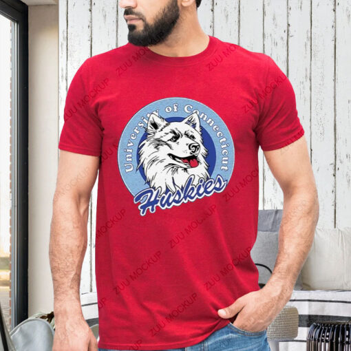 University Of Connection Huskies Logo T-Shirt