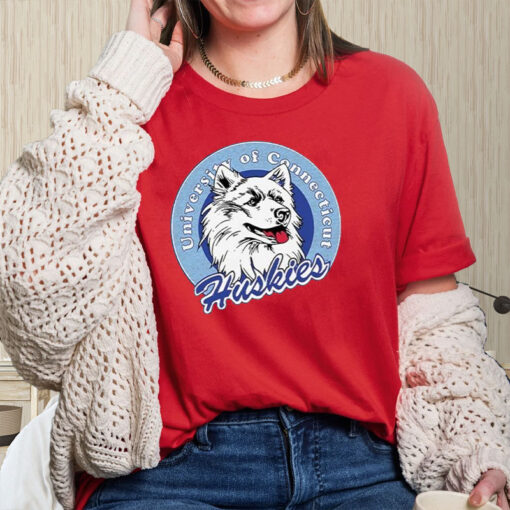 University Of Connection Huskies Logo T-Shirt1