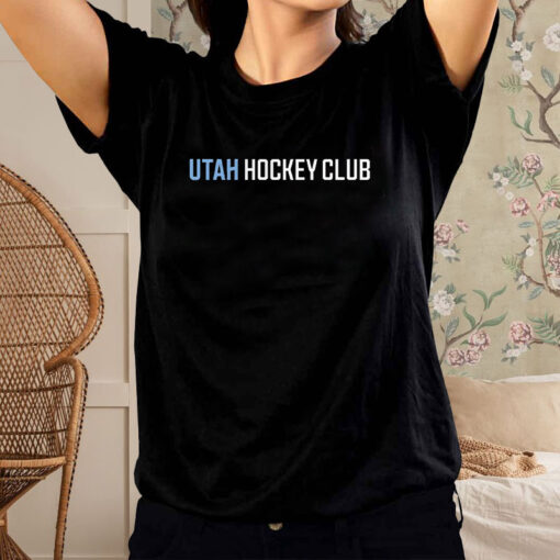 Utah Hockey Club Fanatics Wordmark Logo T-Shirt3