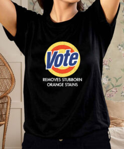 Vote Removes Stubborn Orange Stains Black T-Shirt2