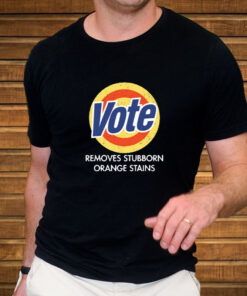 Vote Removes Stubborn Orange Stains Black T-Shirt3