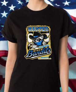 Wanted Quad Cities River Bandits Gravity T-Shirt