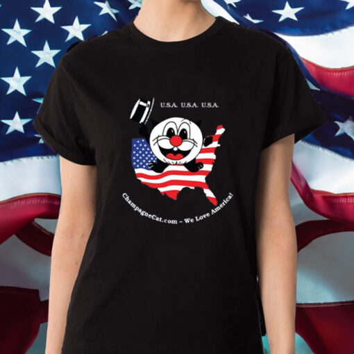 We Love America Champagne T-Shirt