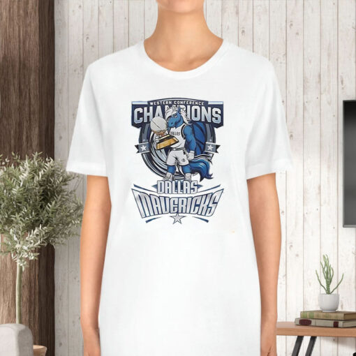 Western Coference Champions Dallas Mavericks T-Shirt 5