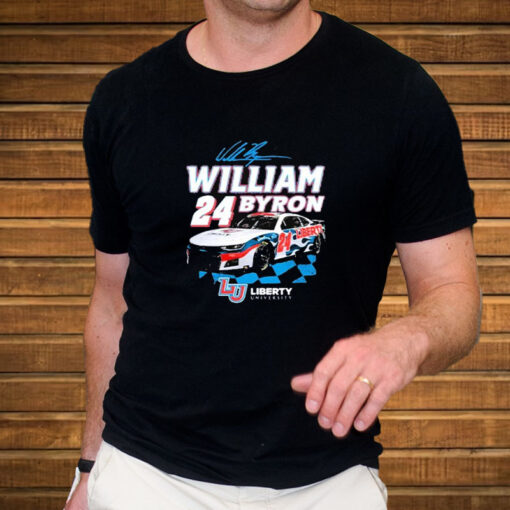 William Byron 24 Liberty University T-Shirt3