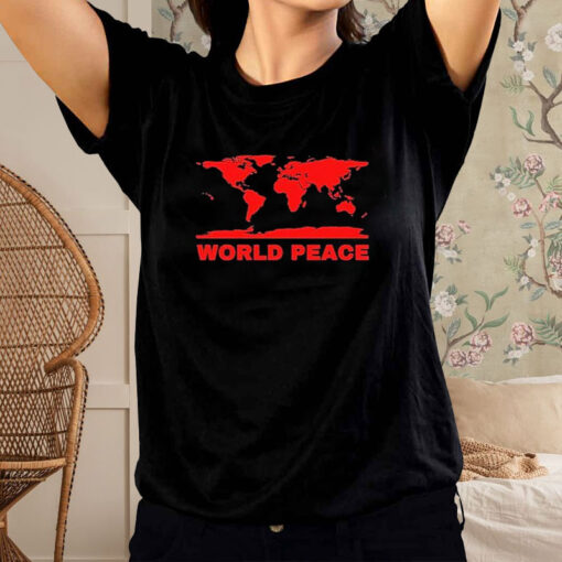 World Peace Map Elon Musk T-Shirt2