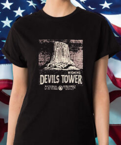 Wyoming Devils Tower National Monument Us Department T-Shirt