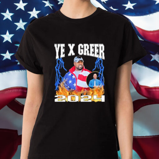 Ye X Greer 2024 US Fire And Thunder T-Shirt