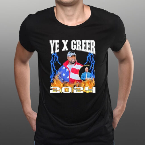 Ye X Greer 2024 US Fire And Thunder T-Shirt1