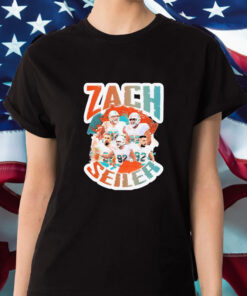 Zach Sieler Miami Dolphins Player T-Shirt