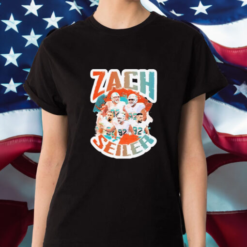 Zach Sieler Miami Dolphins Player T-Shirt