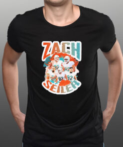 Zach Sieler Miami Dolphins Player T-Shirt1