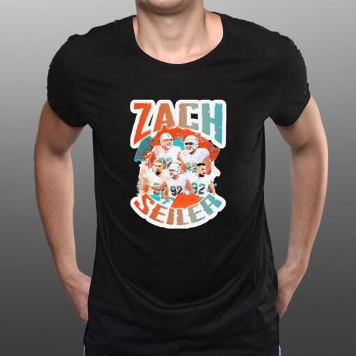 Zach Sieler Miami Dolphins Player T-Shirt1