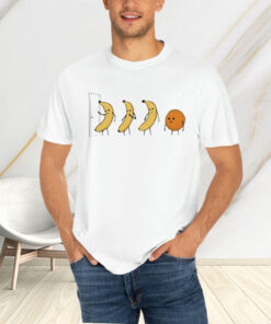 3 Bananas And Orange Knock Knock T-Shirt4