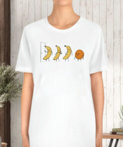 3 Bananas And Orange Knock Knock T-Shirt5